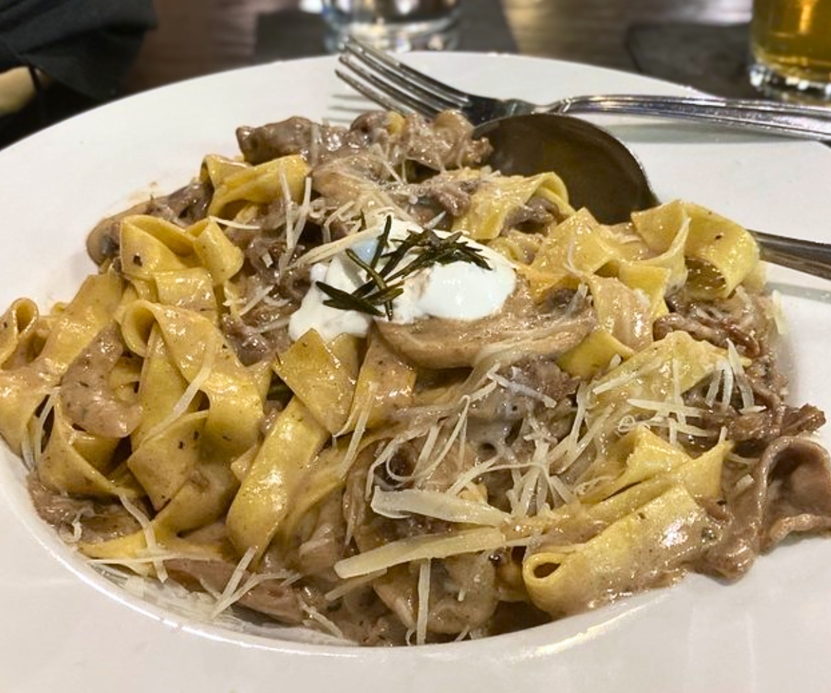 Prime Rib Stroganoff at Coppermill Steakhouse in Kearney, Nebraska