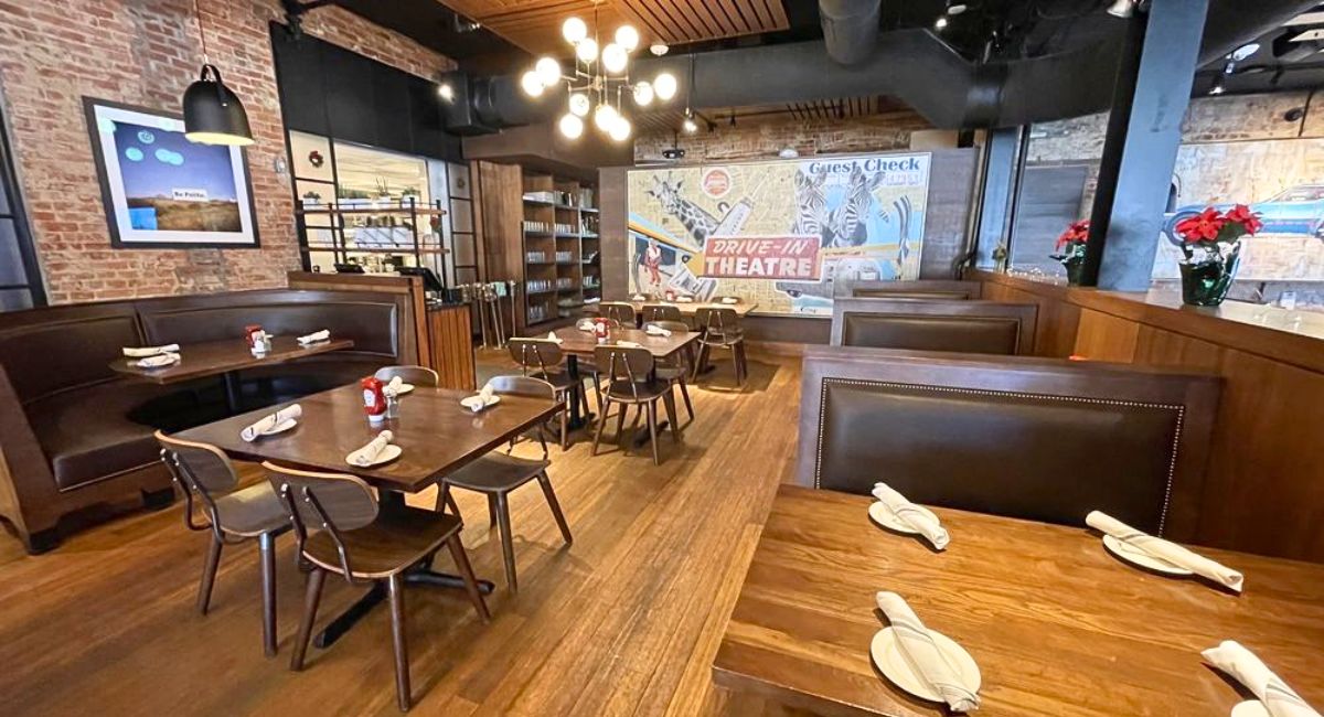 interior of The Capital Burger in Washington, DC
