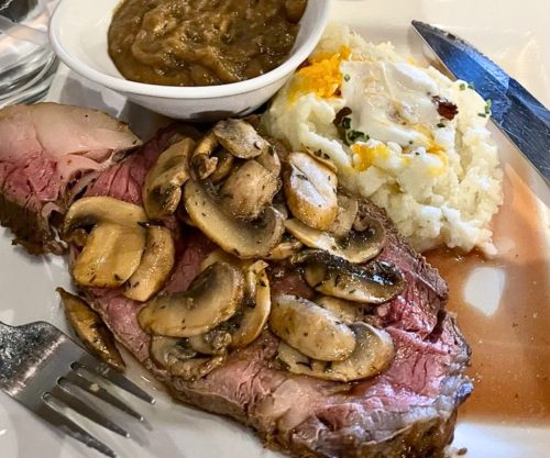 Prime Rib at Coppermill Steakhouse in Kearney, Nebraska
