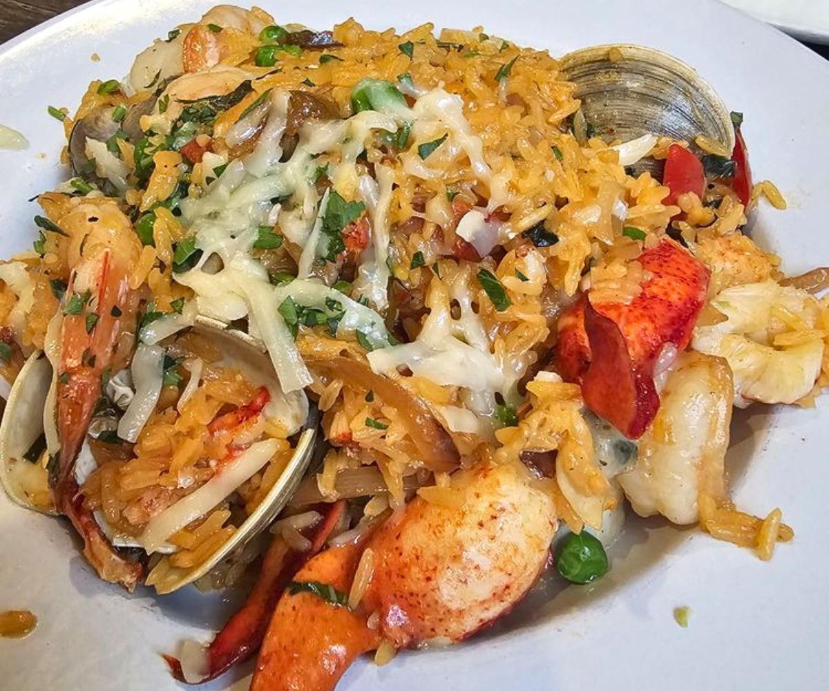 paella at Laura's Bar And Grill in Smithfield, Rhode Island