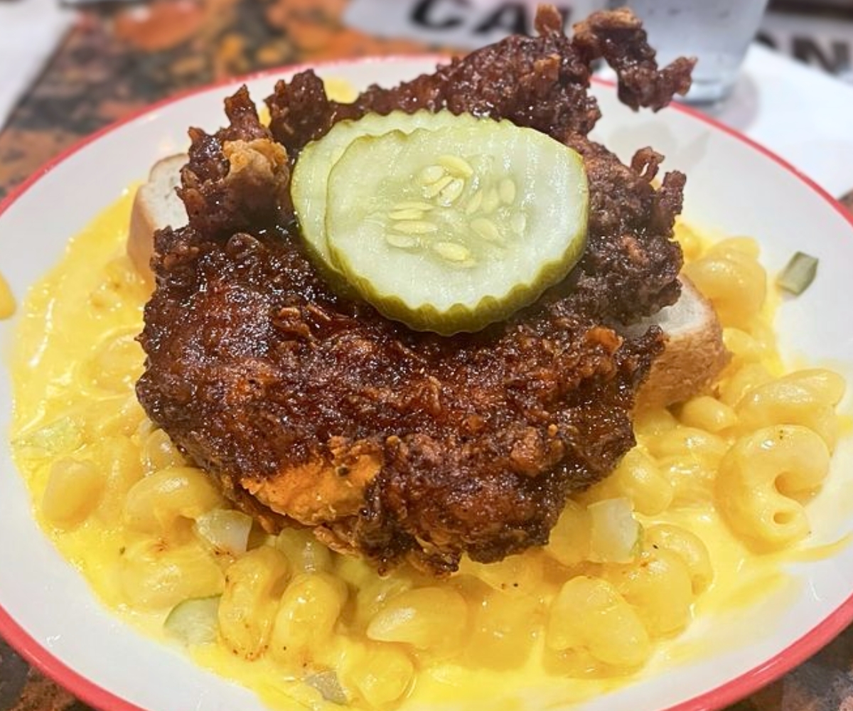 Nashville Hot Chicken Mac at Cherry Street Pub in Lancaster, Ohio