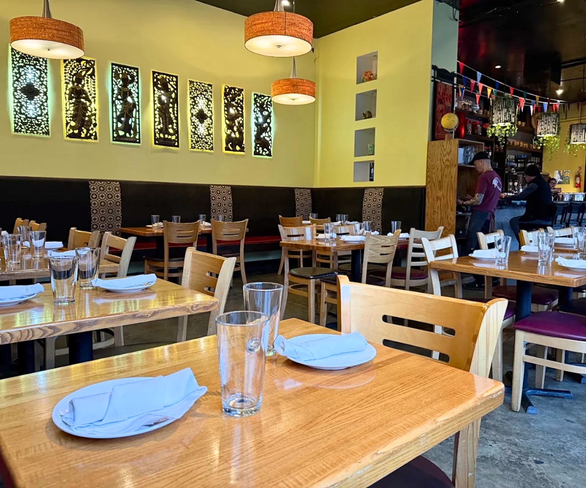 interior of Thip Khao in Washington, DC