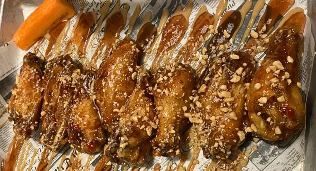 PB&J Wings at Cherry Street Pub in Lancaster, Ohio