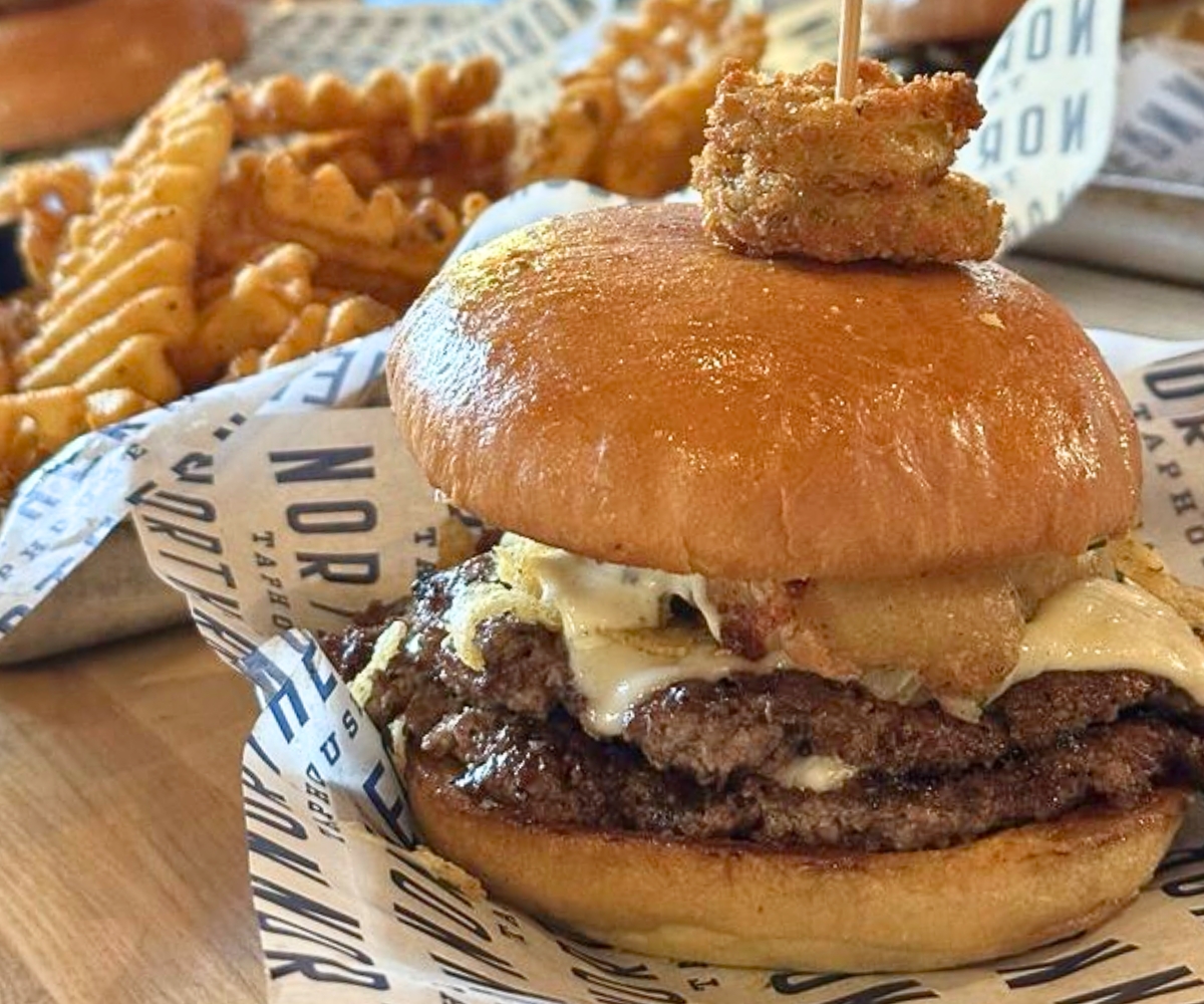 Big Dill Smashburger at Northern Taphouse in Plymouth, MN