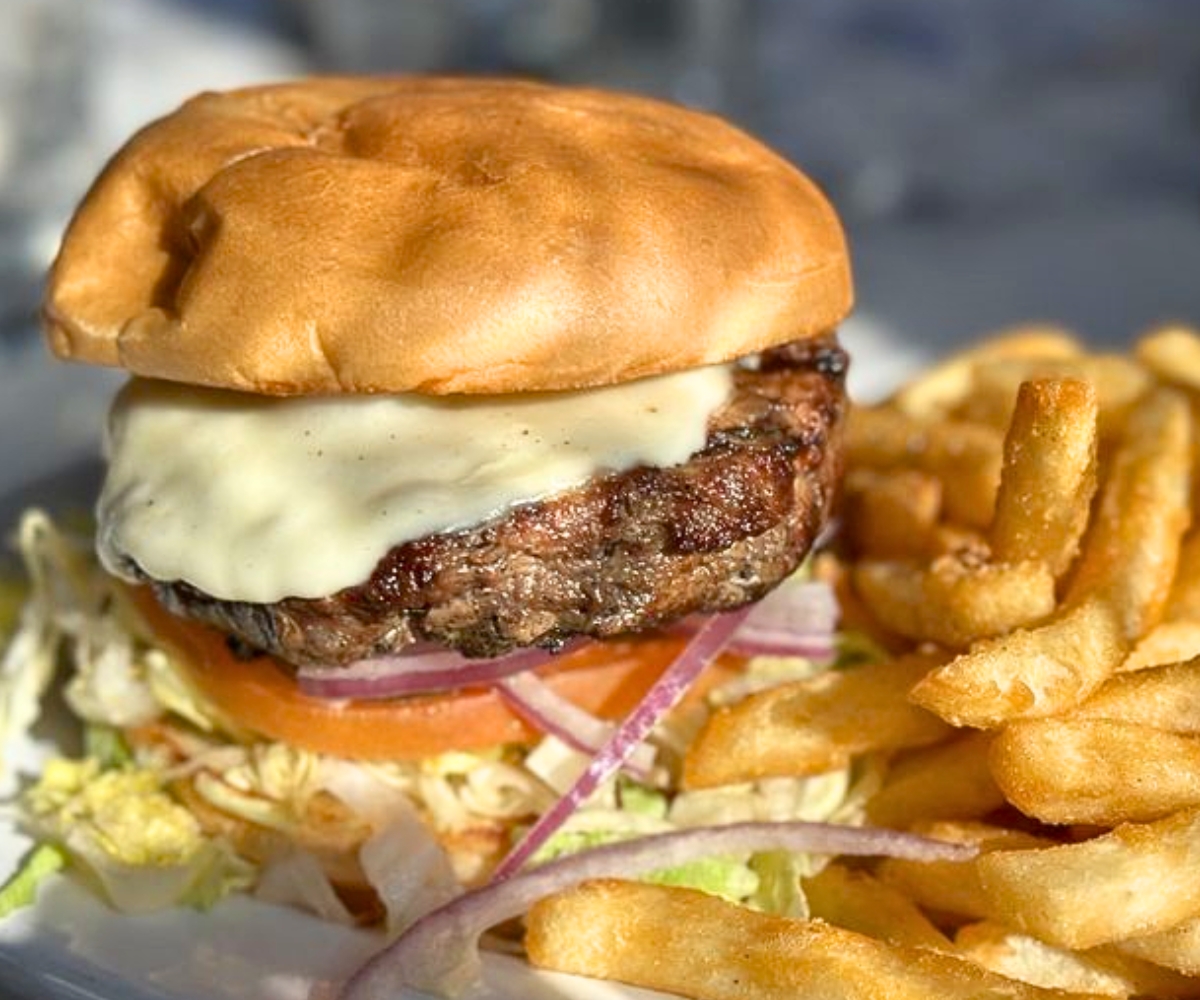 Steak Burger at Grande Station in Littleton, Colorado
