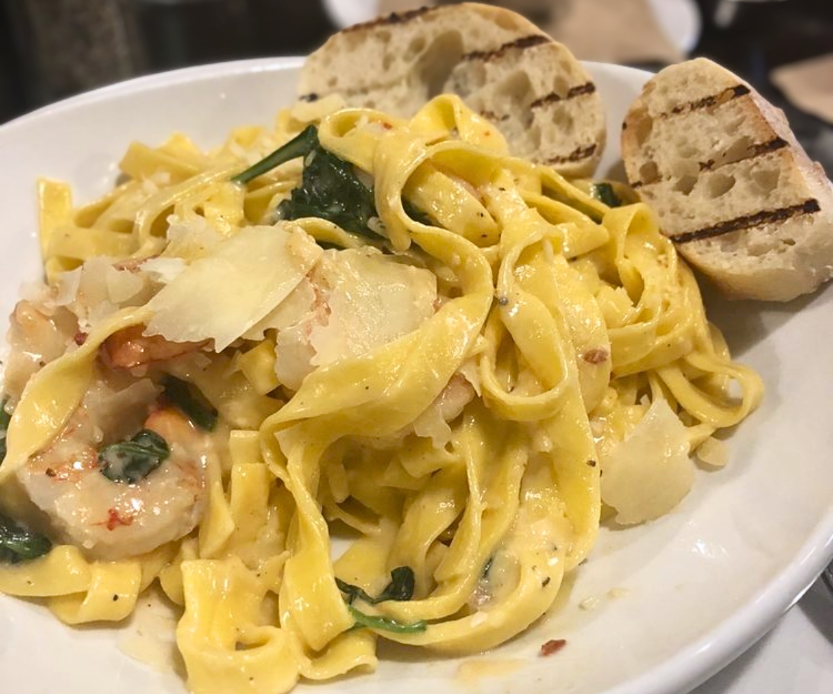 Shrimp Scampi at Coppermill Steakhouse in Kearney, NE
