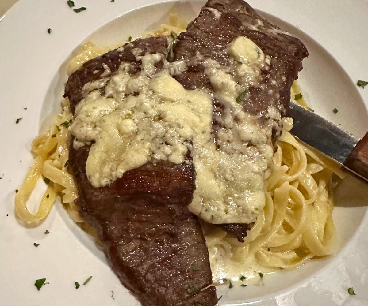 Steak Gorgonzola at Abigail's Restaurant in Linden, New Jersey