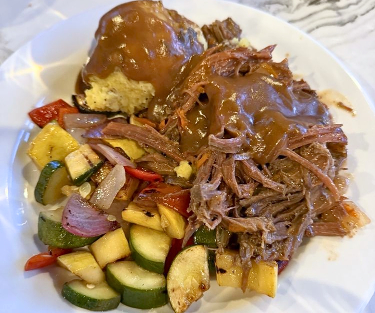 Bison Pot Roast at Grande Station in Littleton, Colorado