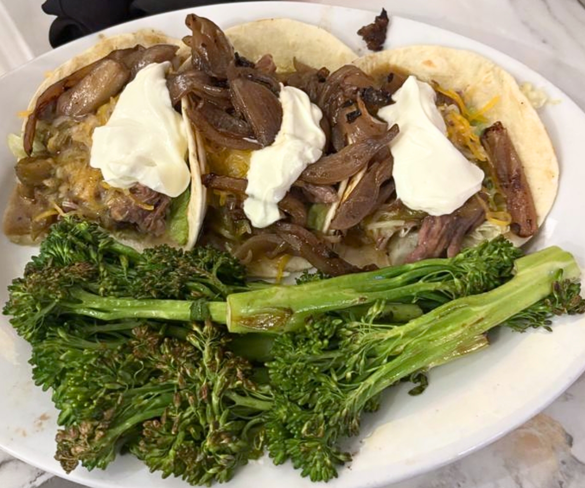 Bison & green chili tacos at Grande Station in Littleton, CO