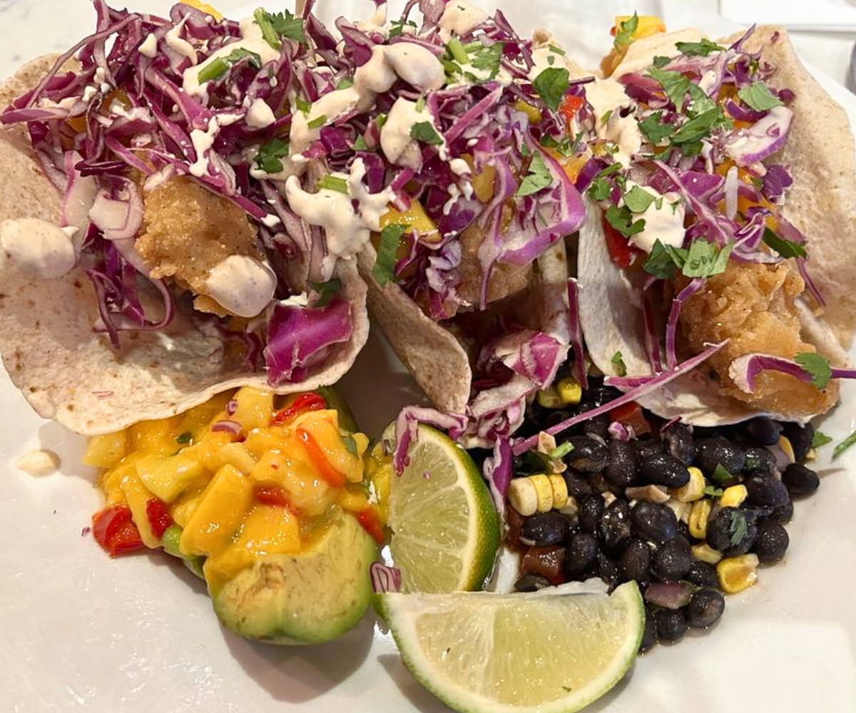 Fish Tacos at Copper Door in Bedford, NH