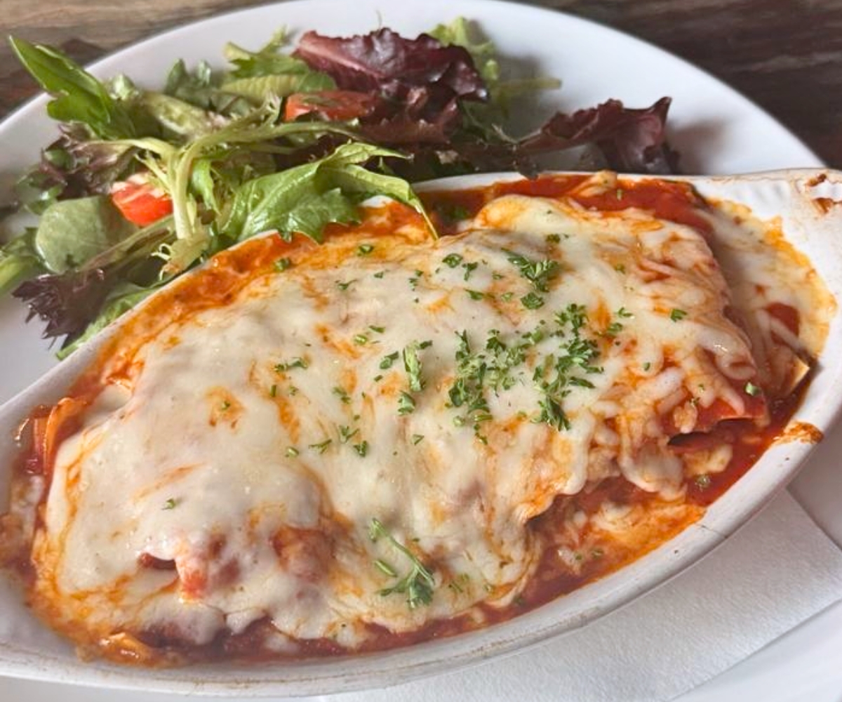 Lasagna Bolognese at Tre Luna Bar and Kitchen in Hoover, AL