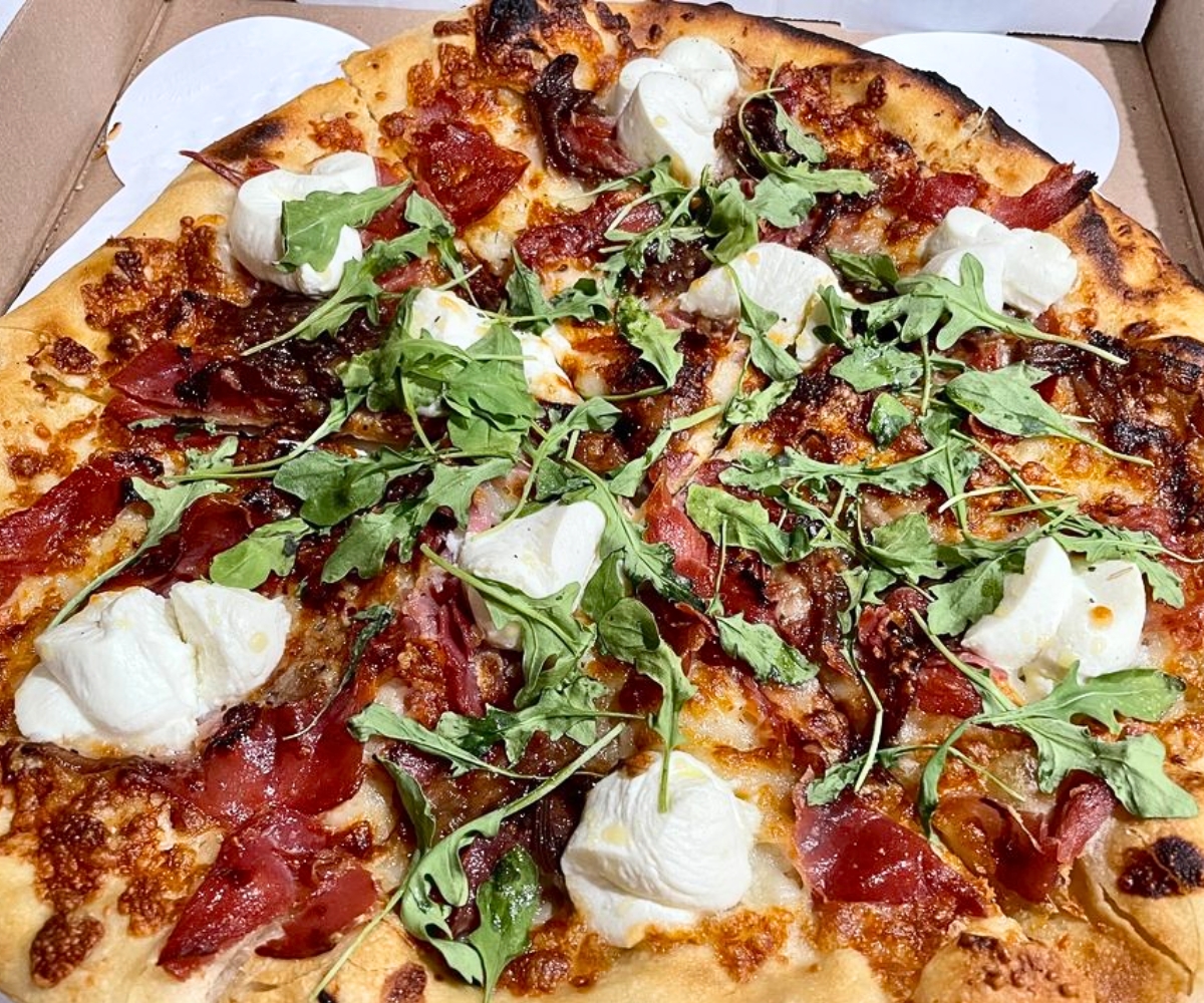 Prosciutto & Ricotta Pizza at Copper Door in Bedford, NH
