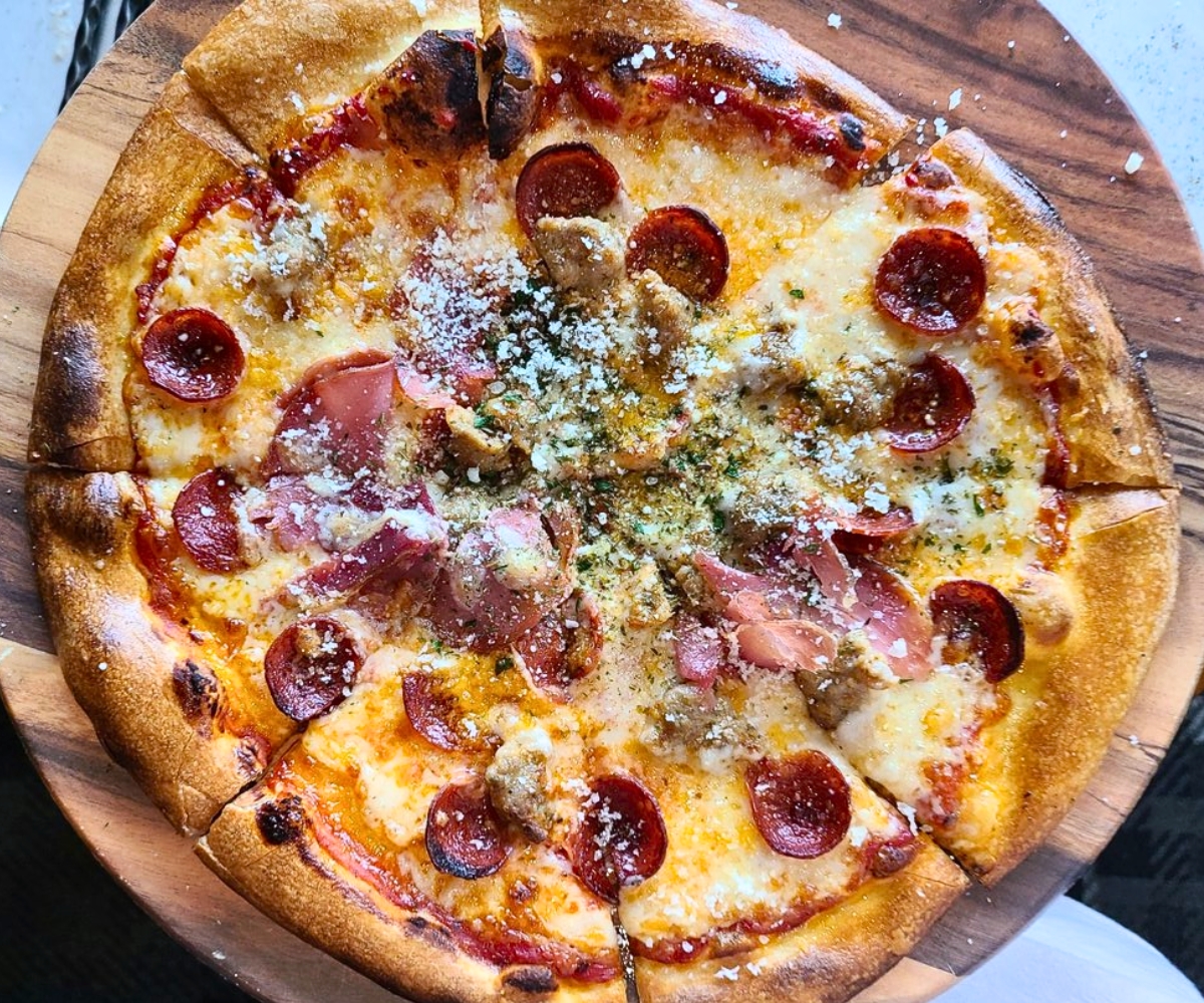 Three Pigs Pizza at Timber Kitchen & Barin Bangor, Maine