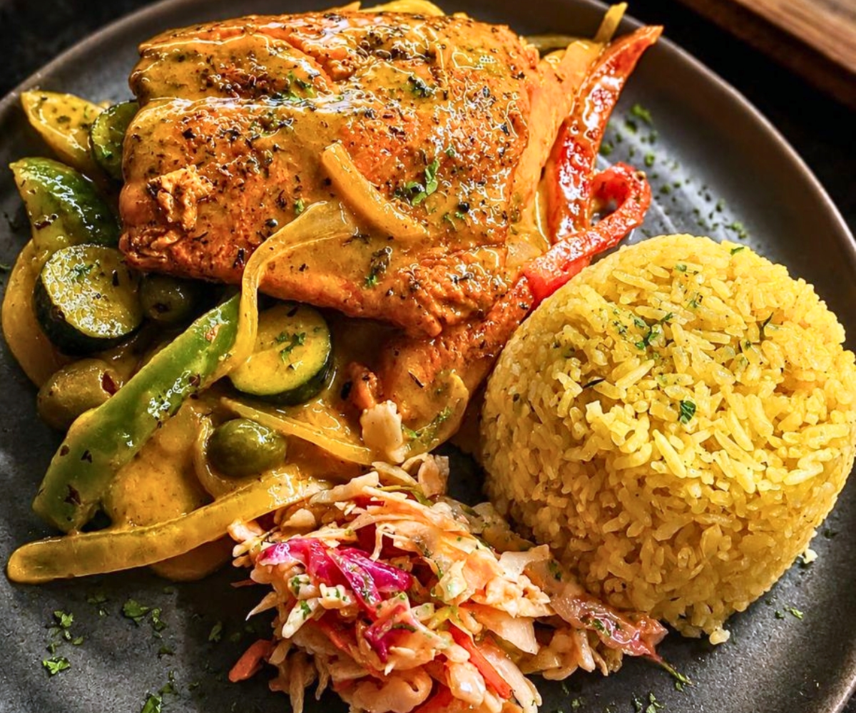 Salmon Cuban Style at Jazz Bistro in Fairbanks, AK