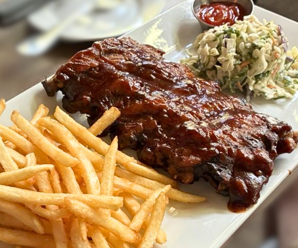 ribs at Truffles Cafe in Bluffton, South Carolina