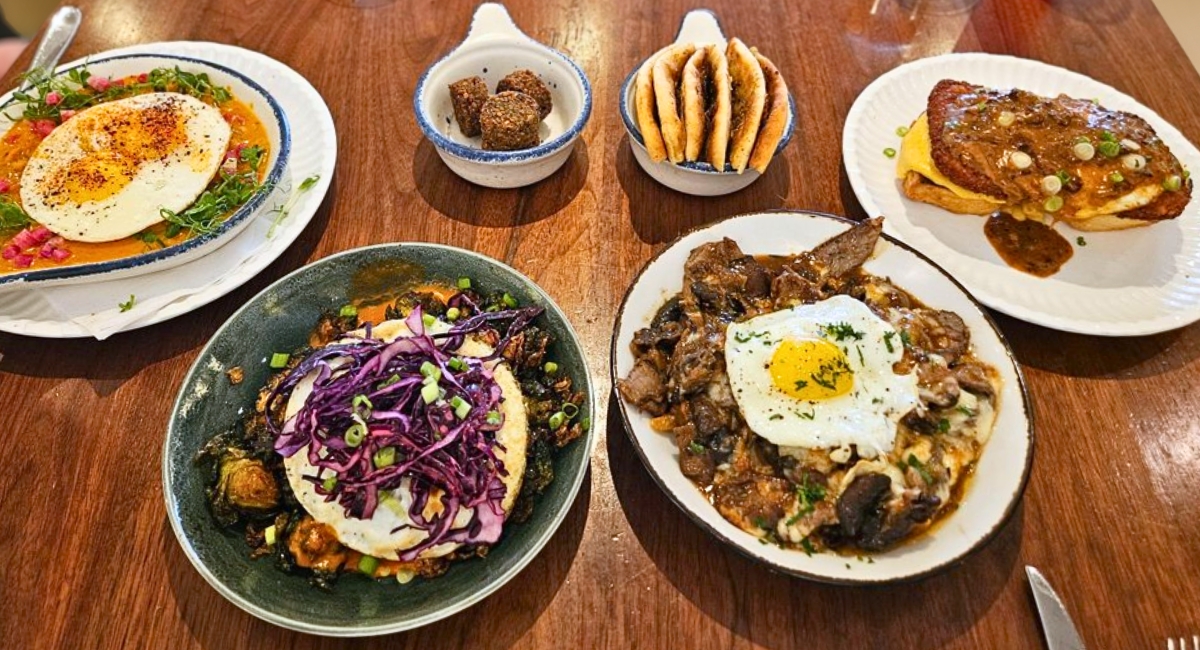 spread at Unconventional Diner in Washington, DC 