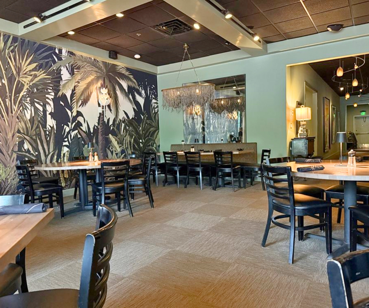 interior of Truffles Cafe in Bluffton, South Carolina