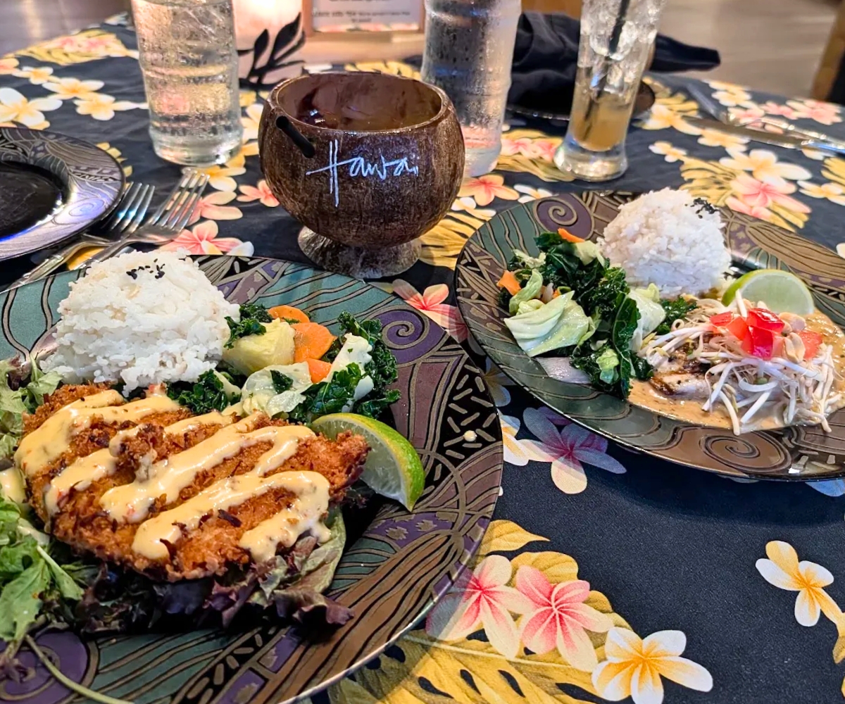 food at Bamboo Restaurant in Hawi, HI
