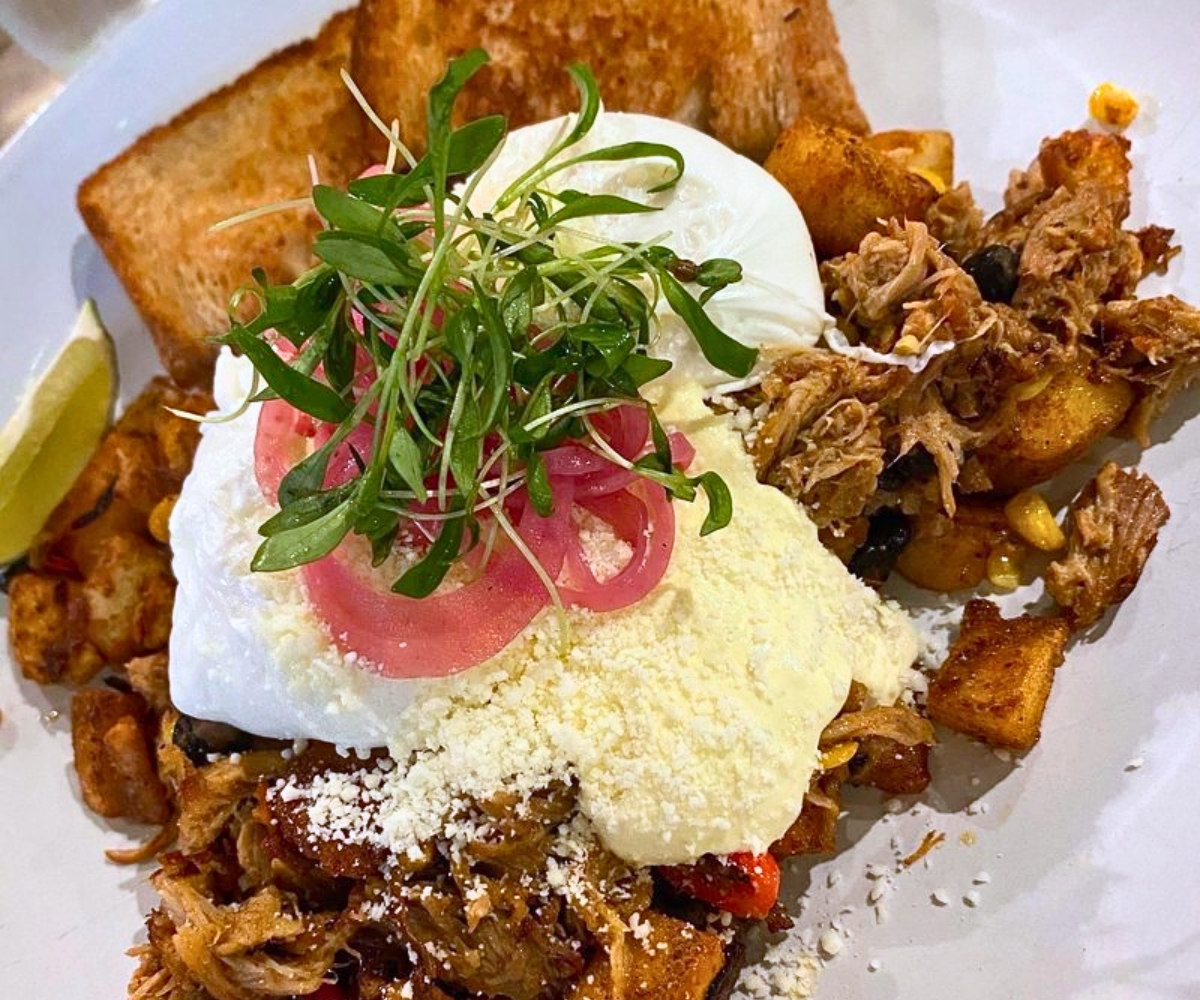 Cuban Pork Hash at Bistro 76 Cafe & Catering in Edmonds, Washington