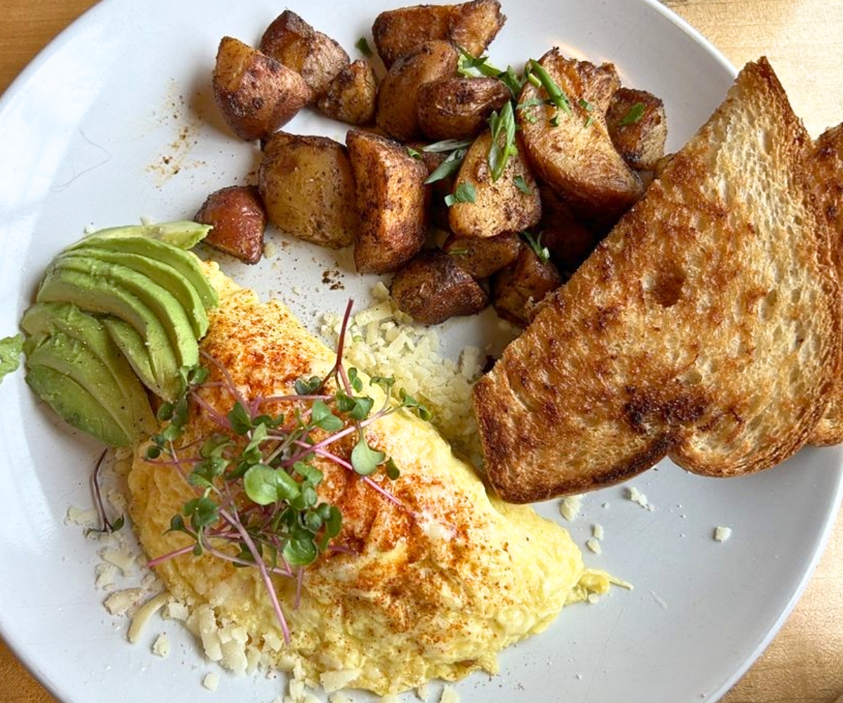 PNW Omelette at Bistro 76 Cafe & Catering in Edmonds, Washington