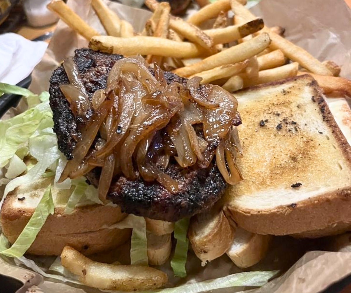 Smitty Burger at Black Mtn Burger in Lincoln, New Hampshire