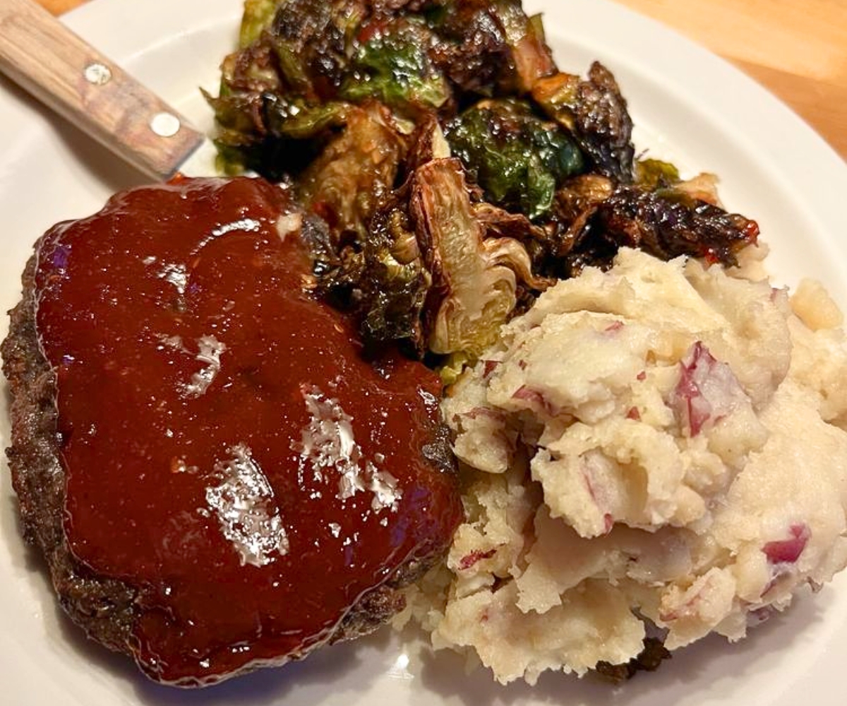 Meatloaf at Lookout Tavern in Killington, VT