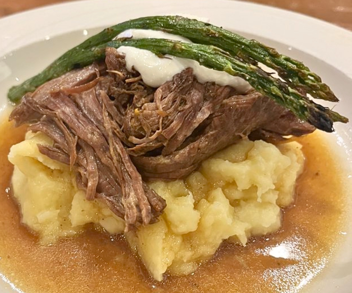 short rib at The Mint Cafe and Bar in Belgrade, Montana