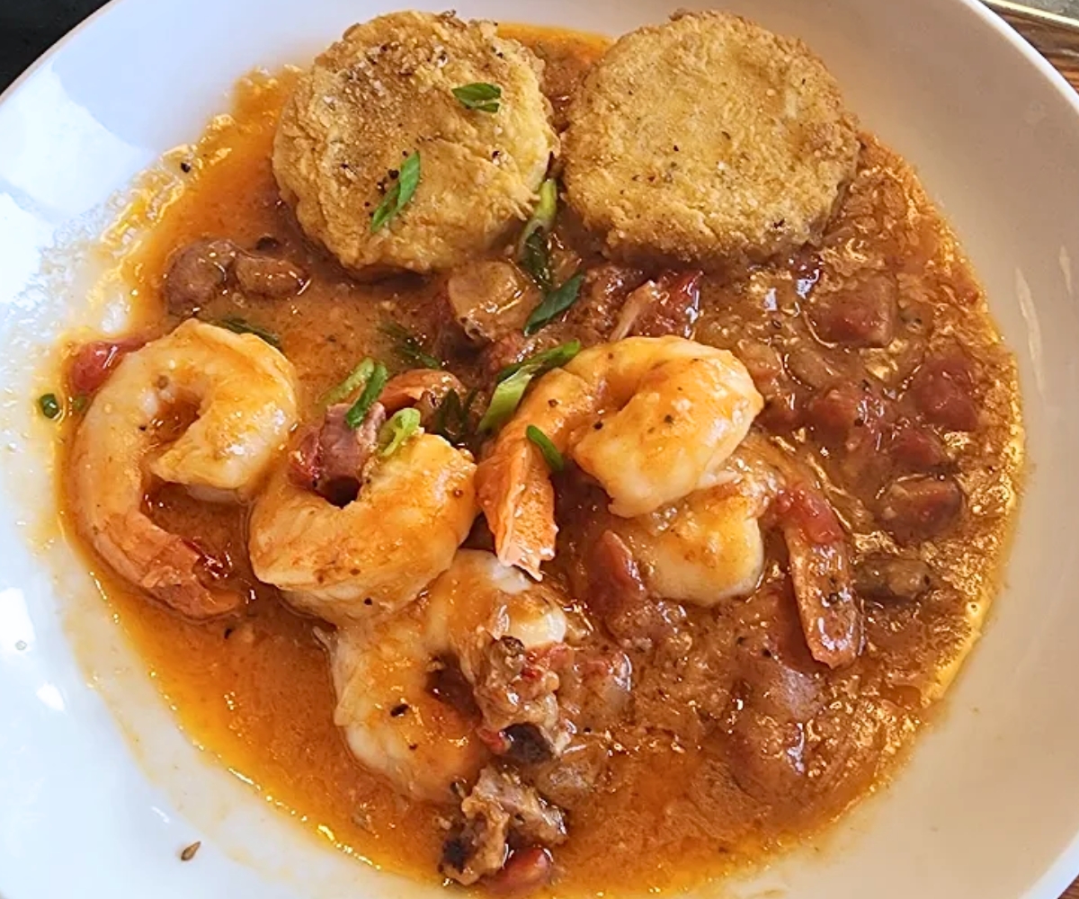Shrimp and Grits at Gather in Atmore, AL