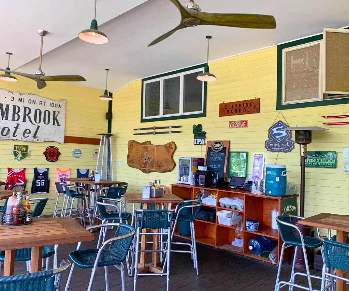 interior of Lookout Tavern in Killington, VT