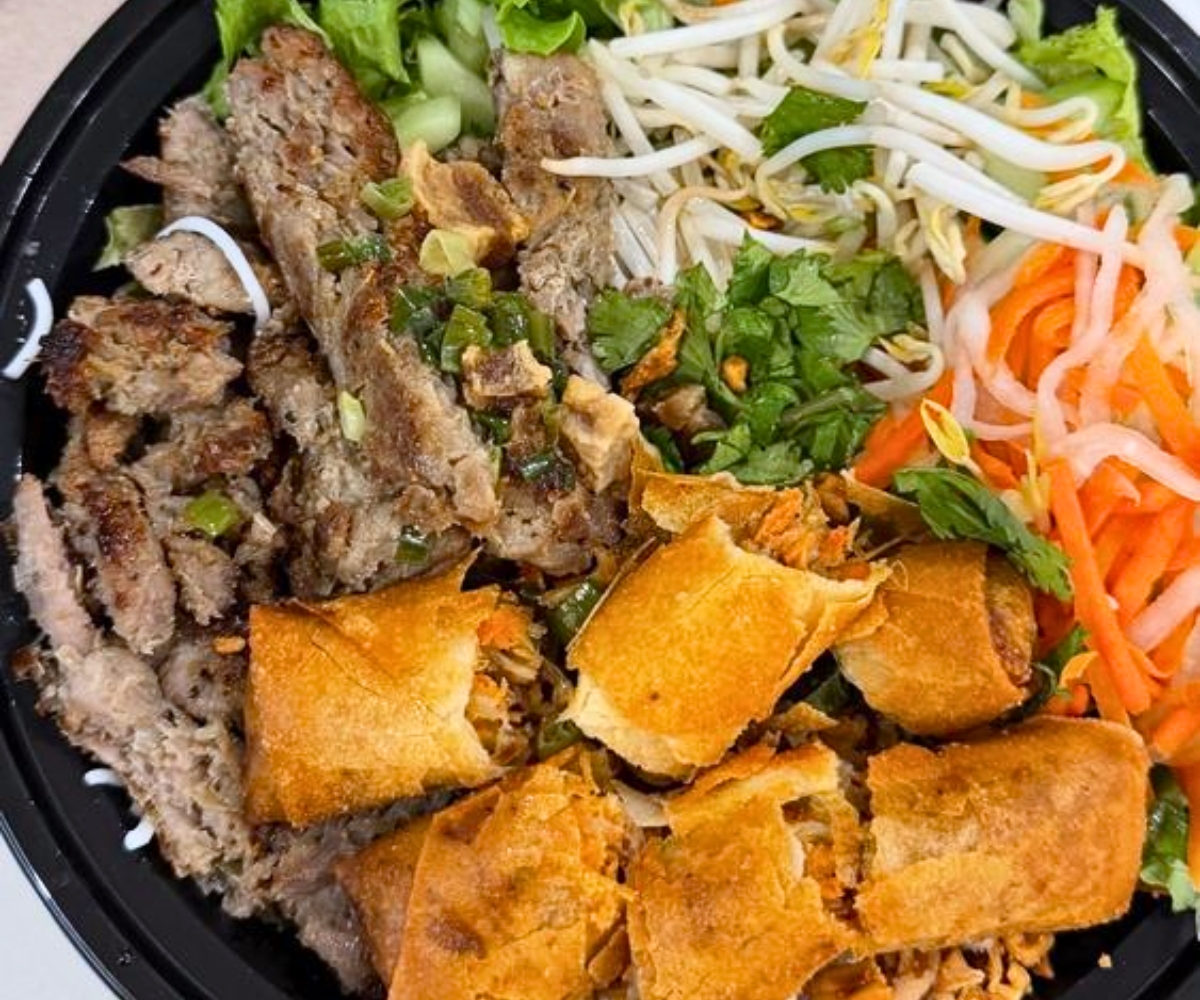 Grilled Lemongrass Pork And Egg Rolls at Nudo in Metairie, LA