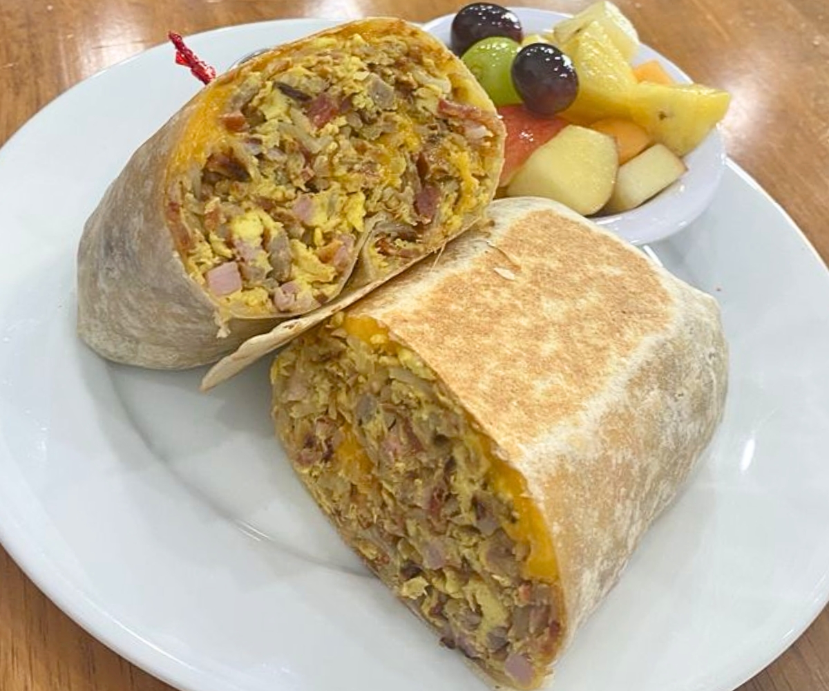 Supreme Burrito at Garcia Bros Cafe in Santa Clarita, CA
