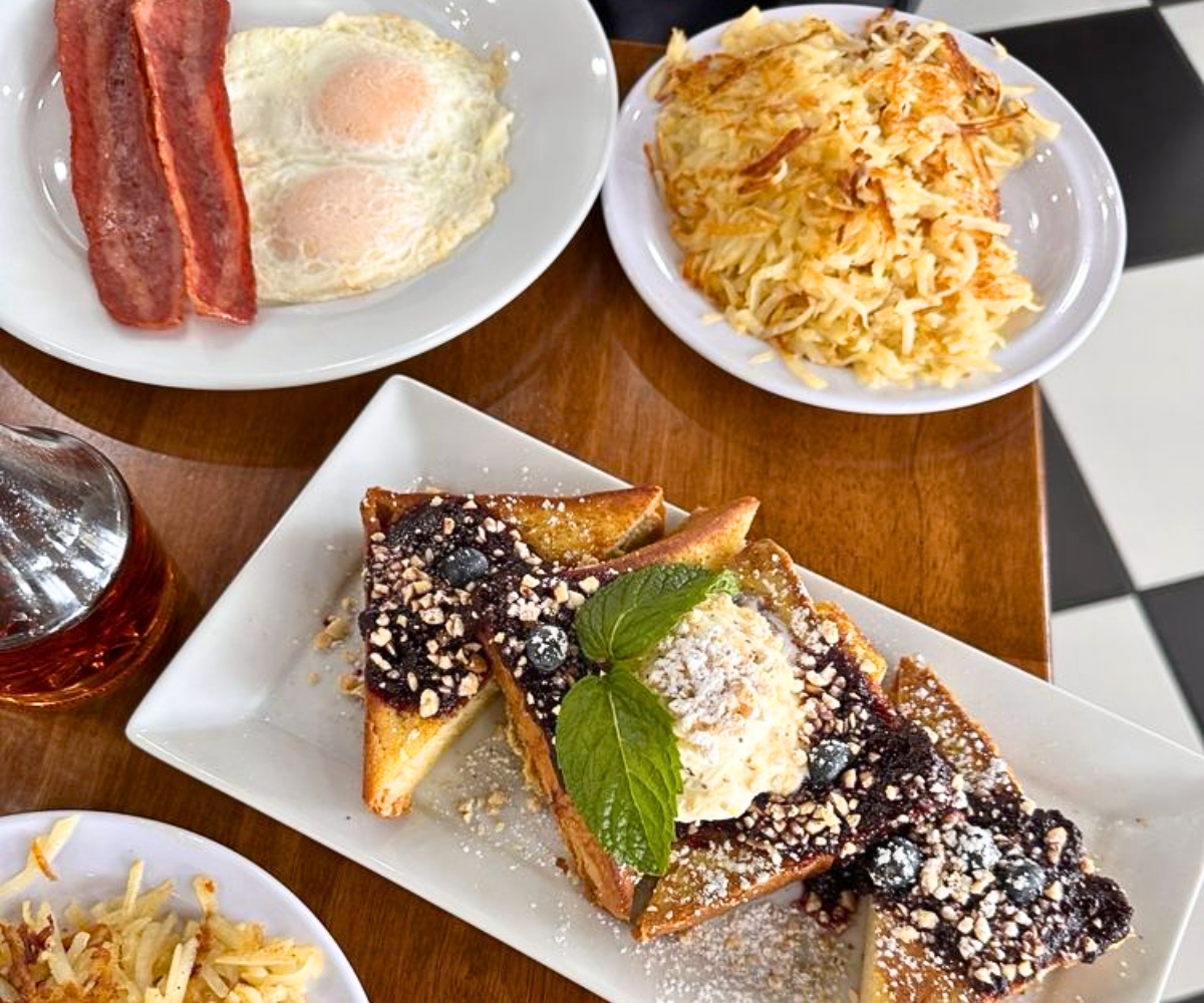 spread at Garcia Bros Cafe in Santa Clarita, California