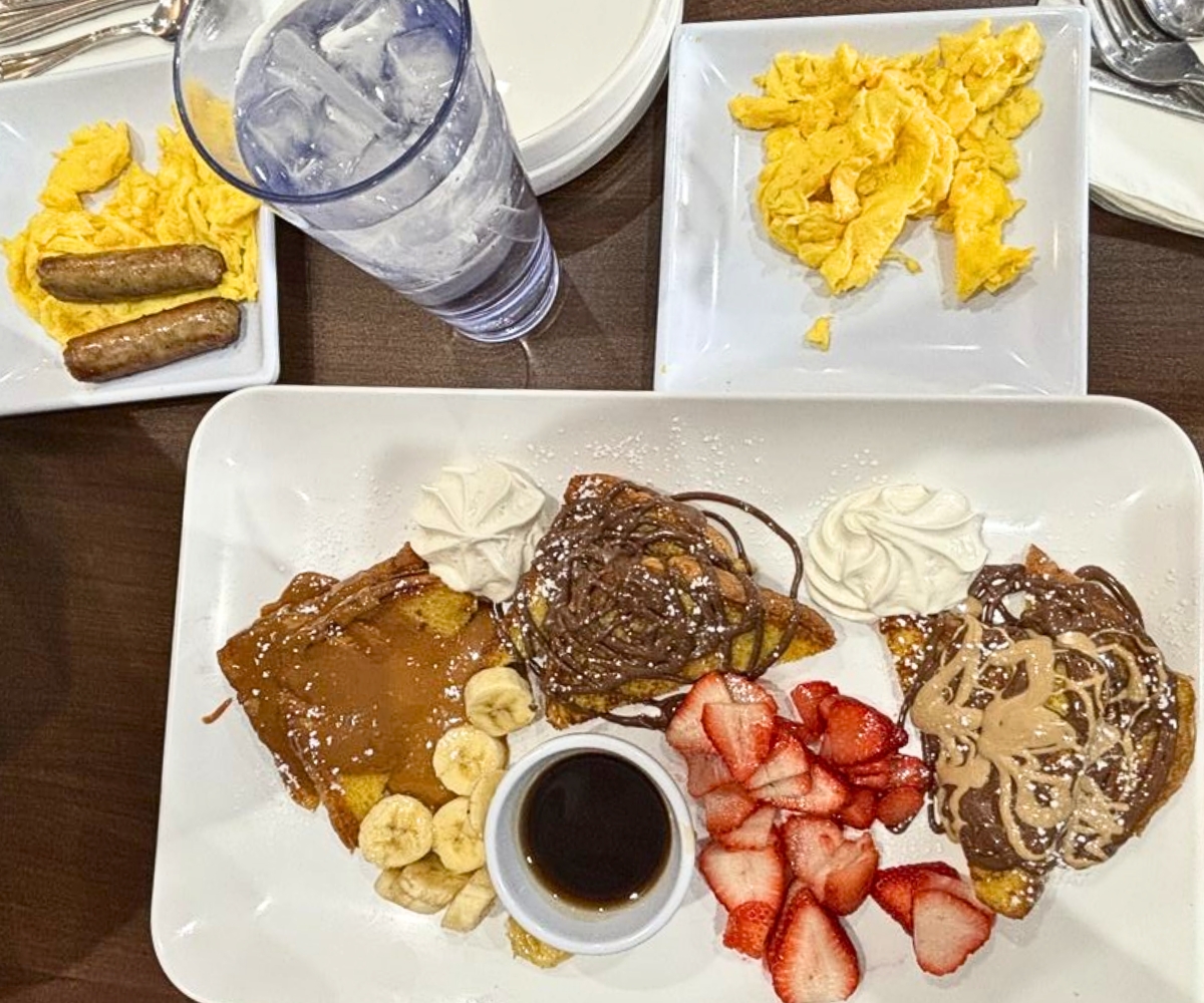 spread at French Toast Cafe in Mesa, AZ