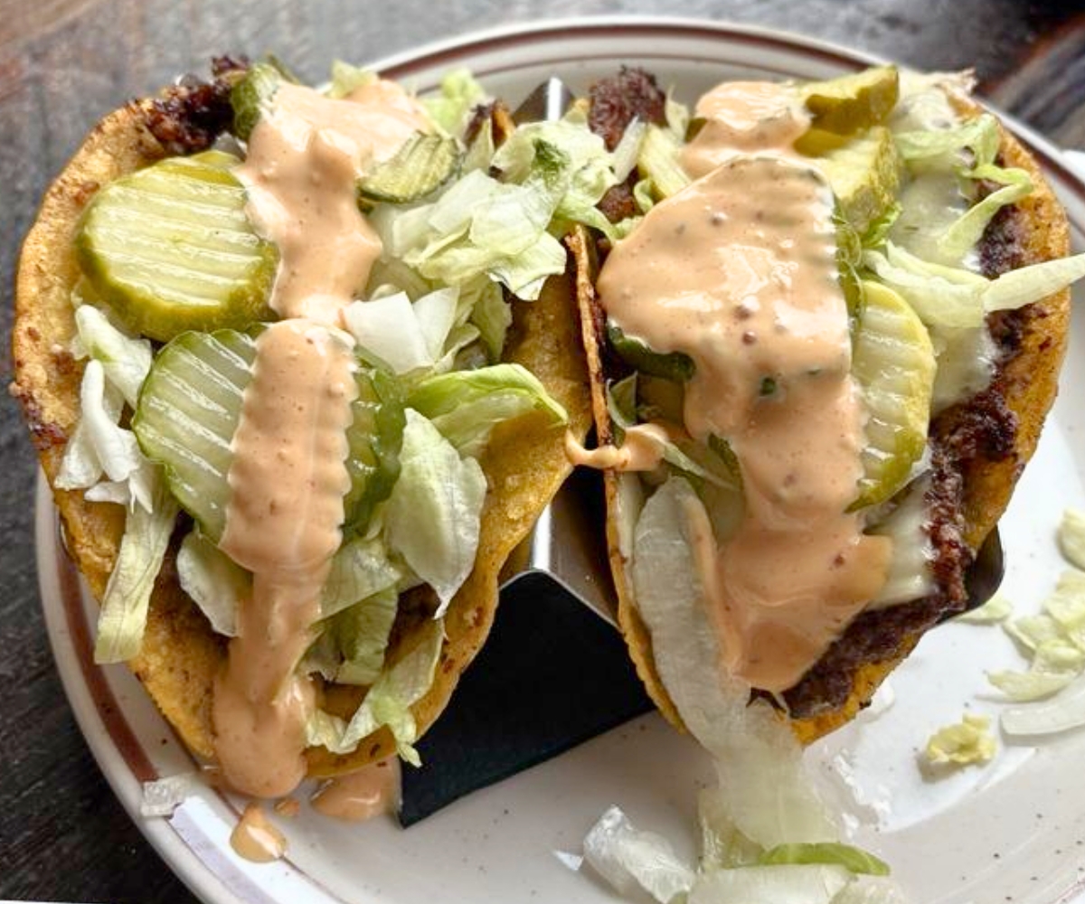Smash Mac Tacos at Mason's Brewing in Brewer, Maine