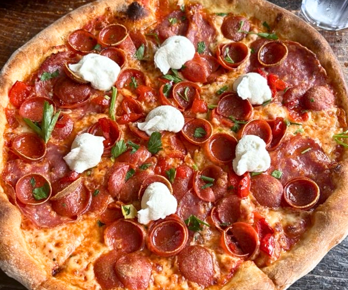 pepperoni at Mason's Brewing in Brewer, ME