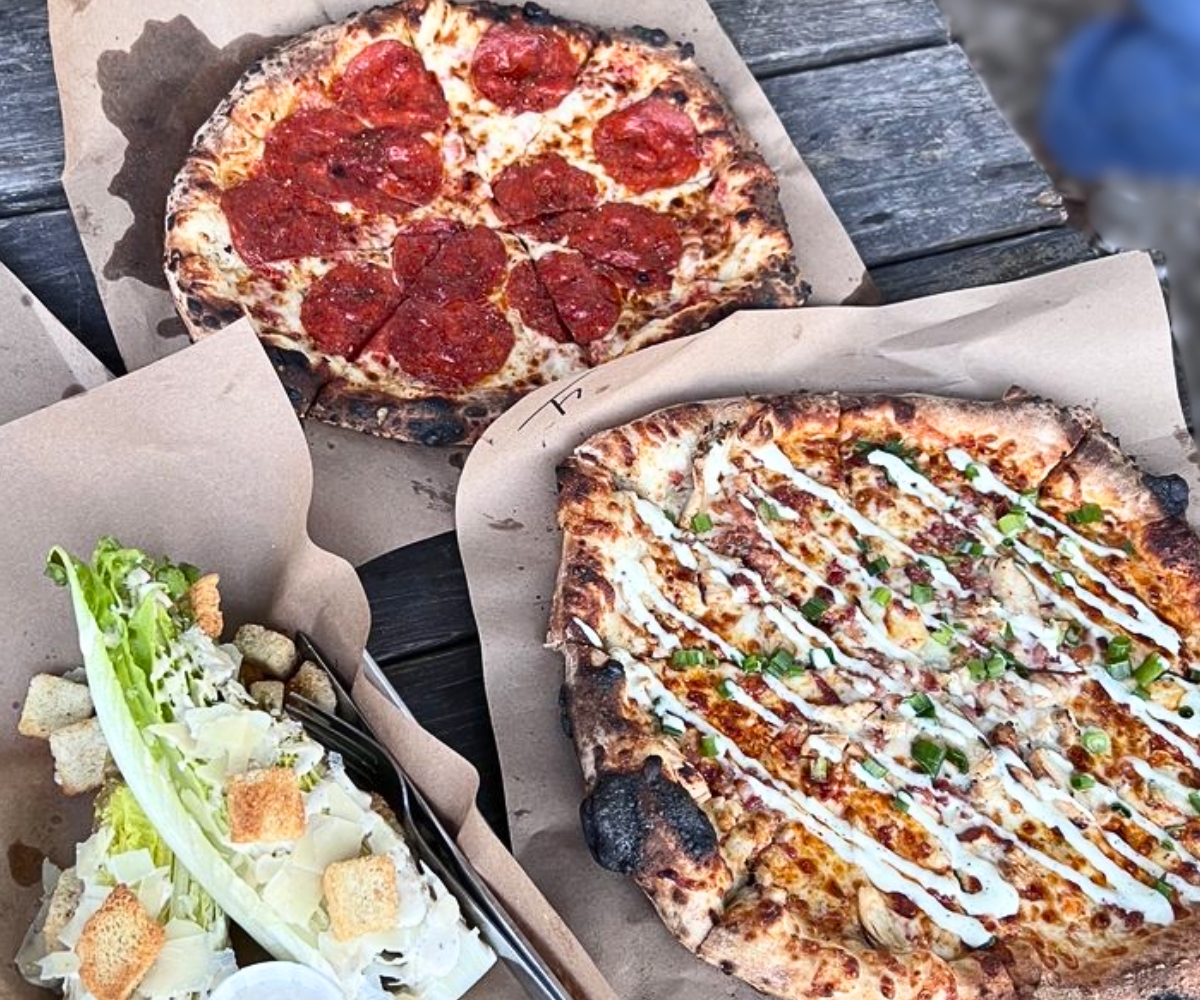 pizzas at Fire Street Pizza in Belton, Texas
