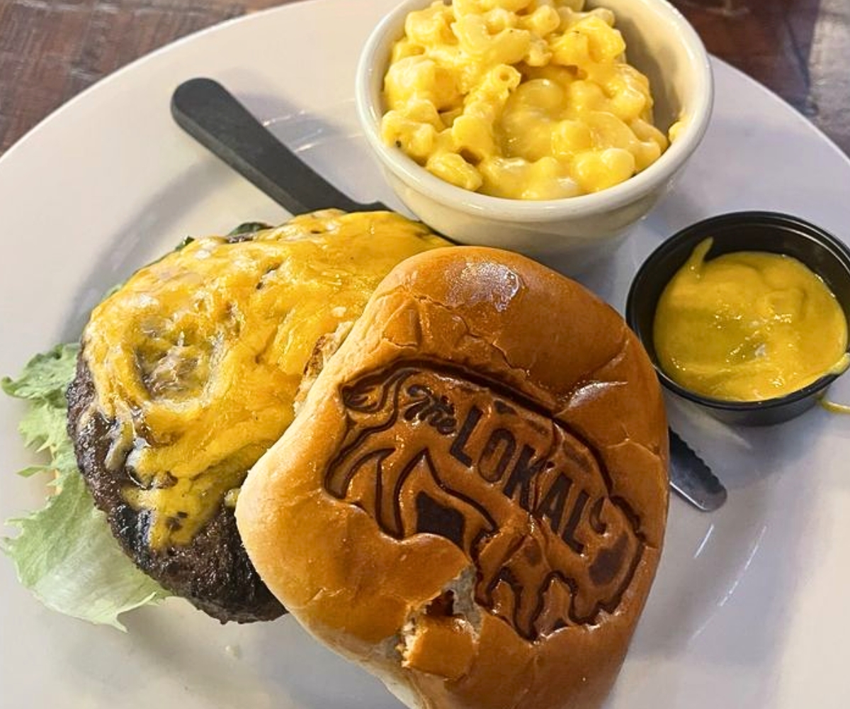 Okie Burger at The Lokal Yukon in Yukon, Oklahoma