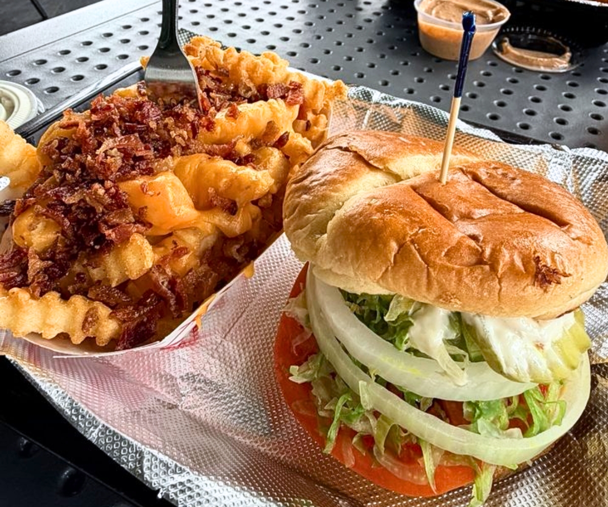 food at MoJoe's Burger Joint in Raleigh, North Carolina