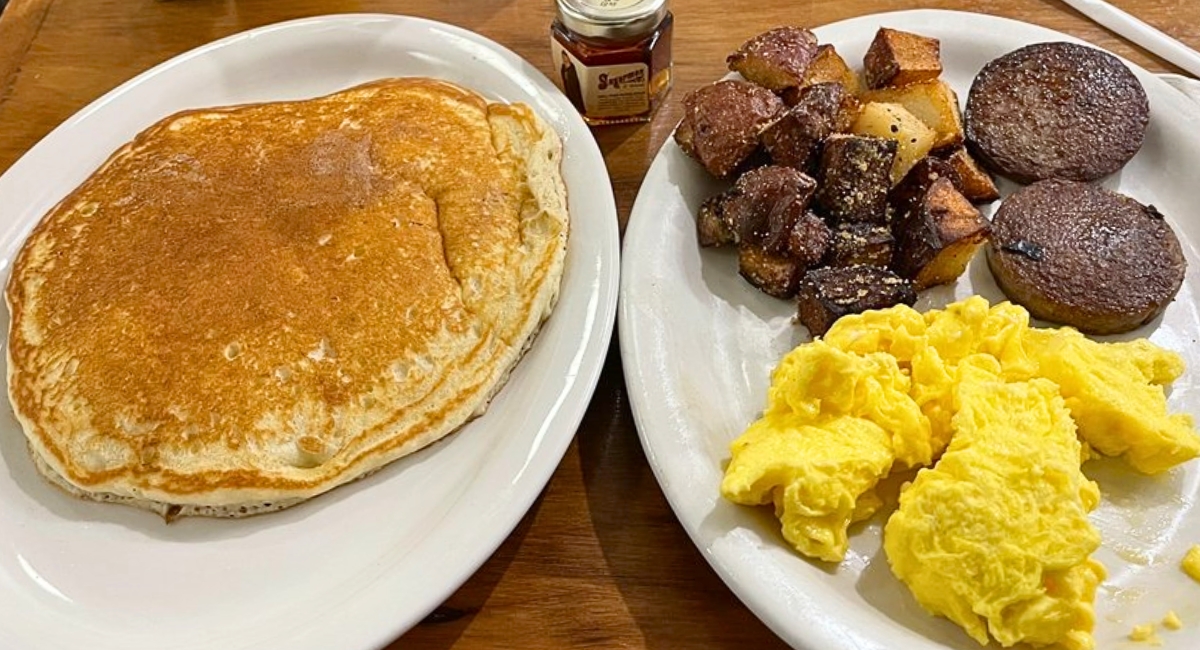 breakfast at Brother Juniper's in Memphis, Tennessee