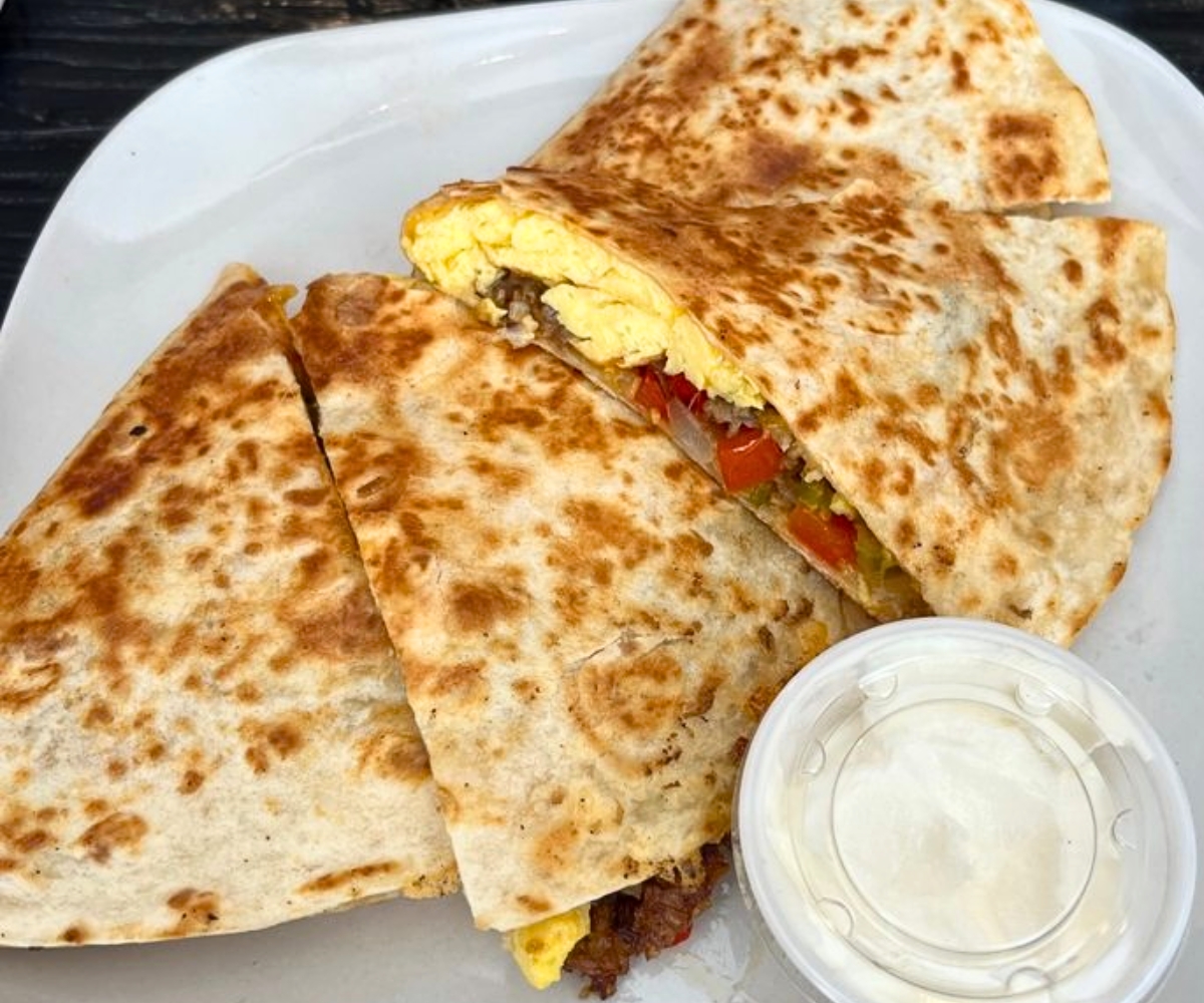 Breakfast Quesadilla at The Hive in Erlanger, KY