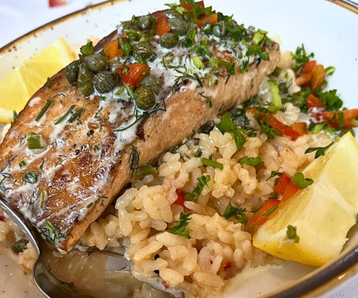 Lemon Dill Salmon at Belfre Kitchen in Delafield, Wisconsin