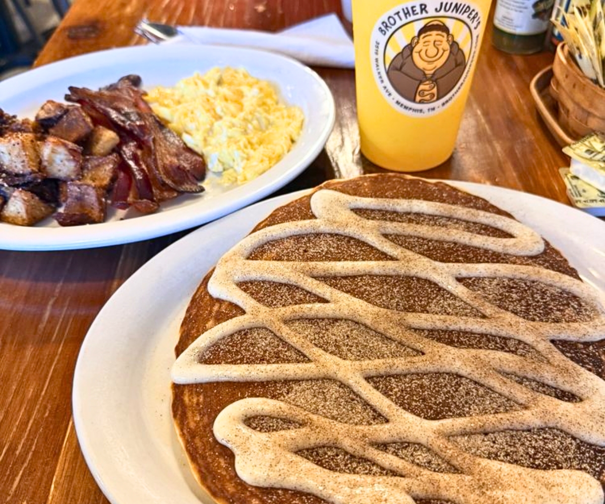 pancake at Brother Juniper's in Memphis, TN
