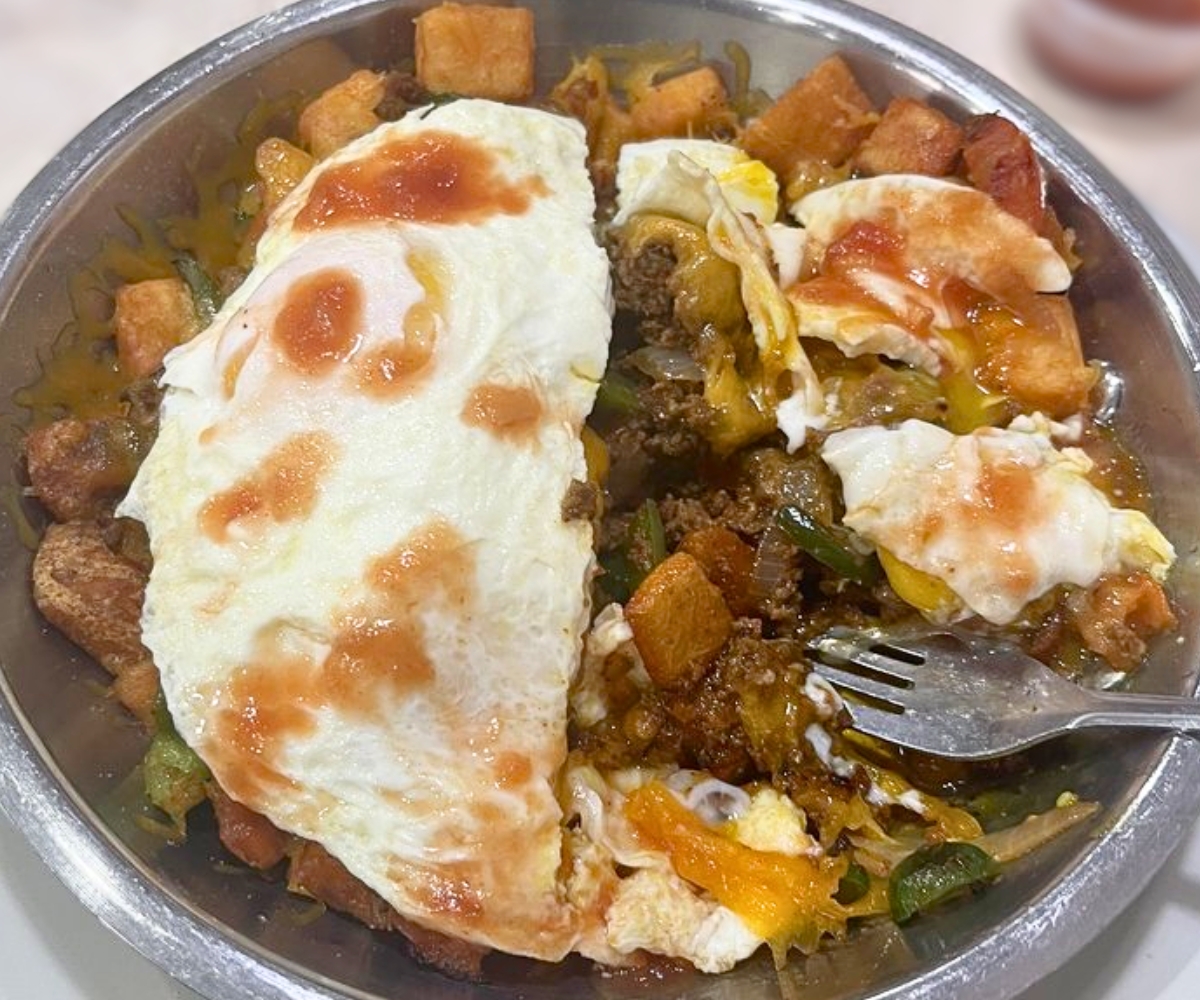 Mexicana Skillet at Lux Cafe in Battle Creek, Michigan