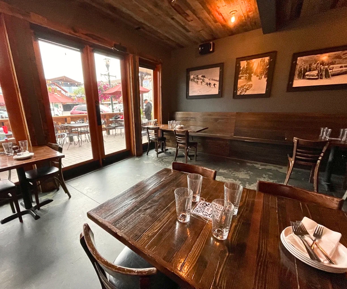 interior of Blewett Brewing in Leavenworth, Washington