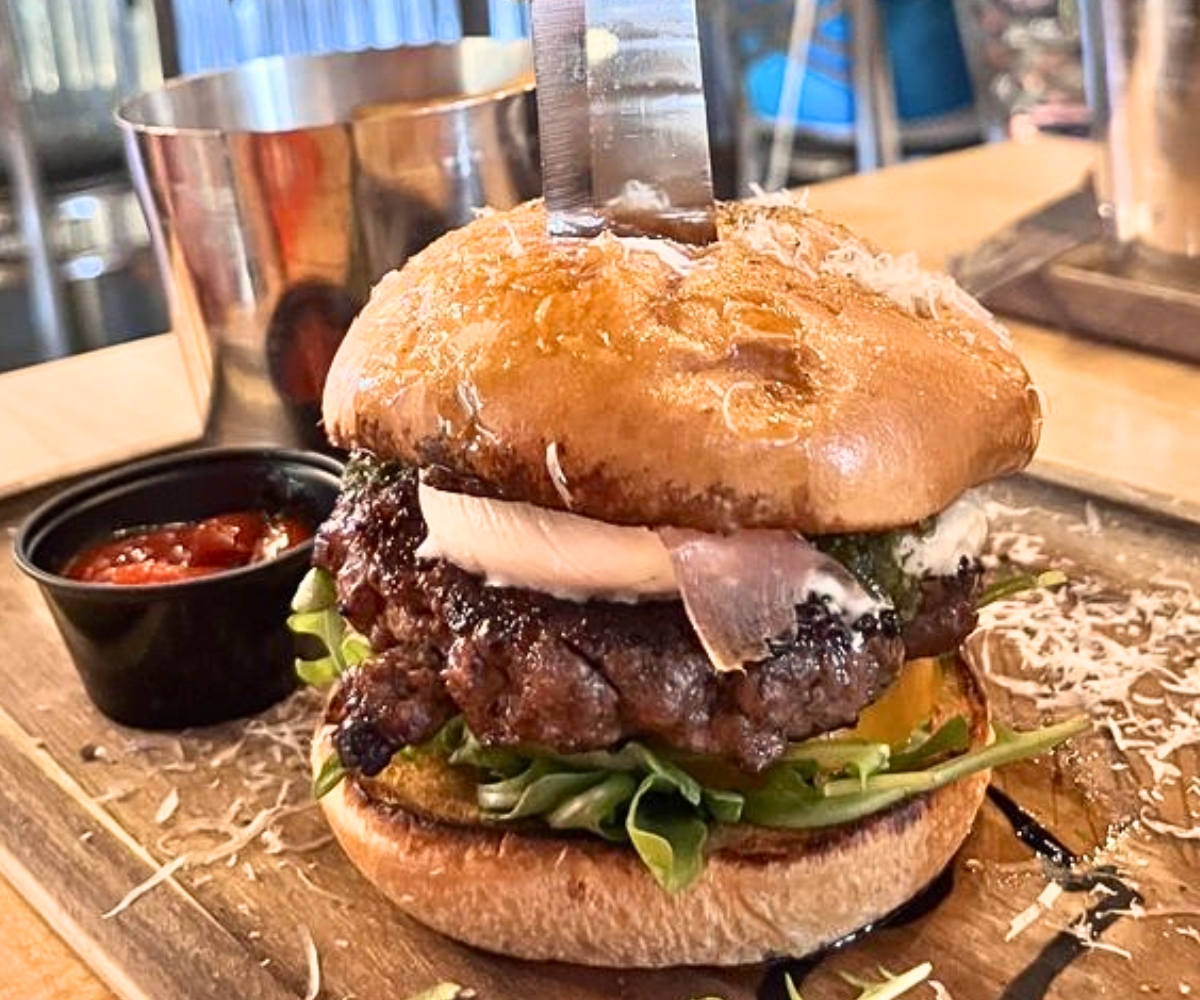 Marino at Florida Boy Burger in Fort Myers, FL
