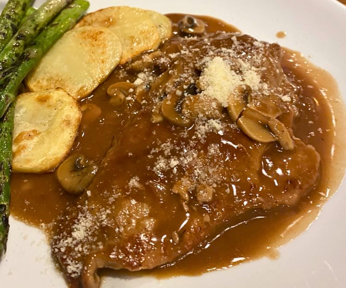 Veal Marsala at Petrillo's Italian Kitchen in Peabody, Massachusetts