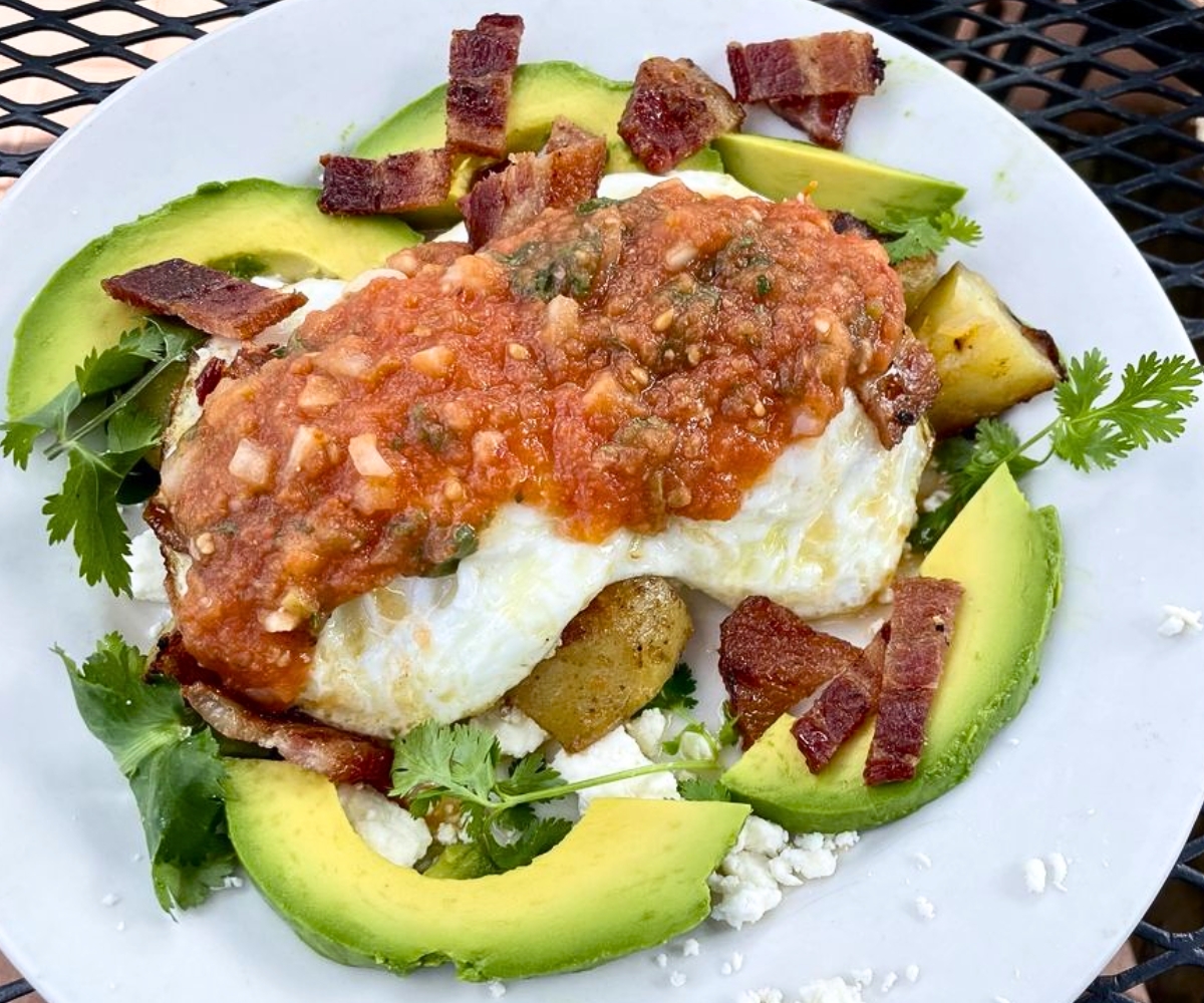 Huevos con salsa at The Cubby Hole in Moorestown, NJ