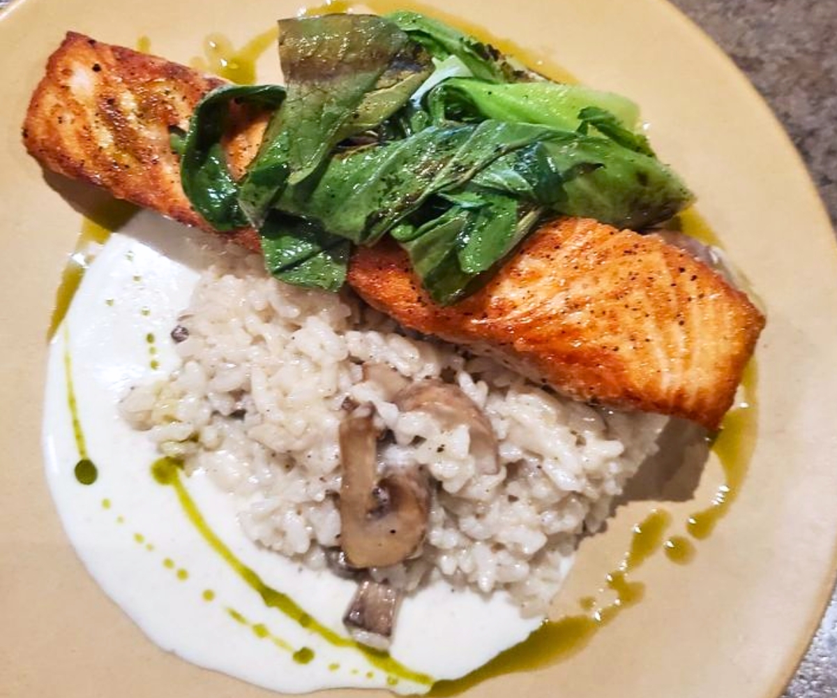 Salmon at The Twisted Cork in Grant Pass, OR