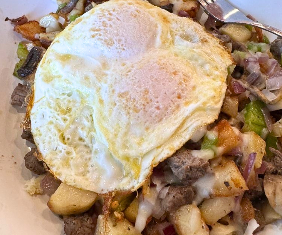 Texas Skillet at Rutherford's 66 Family Diner in Kingman, AZ