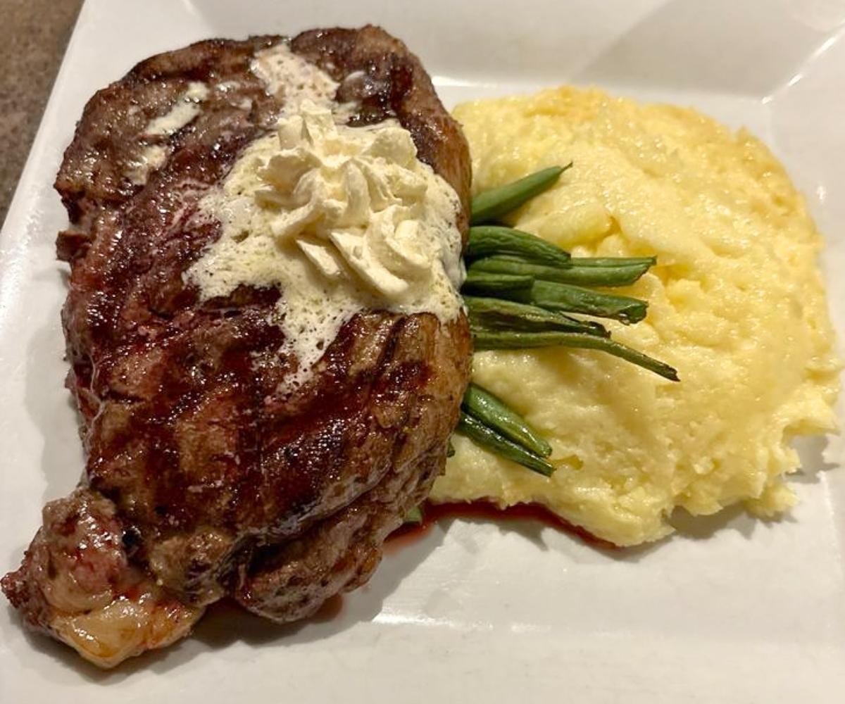 ribeye at The Twisted Cork in Grant Pass, OR